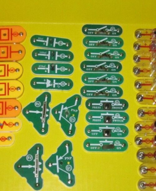 ELENCO Snap Circuits Replacement Part: COMPONENTS lot OF 53 PIECES