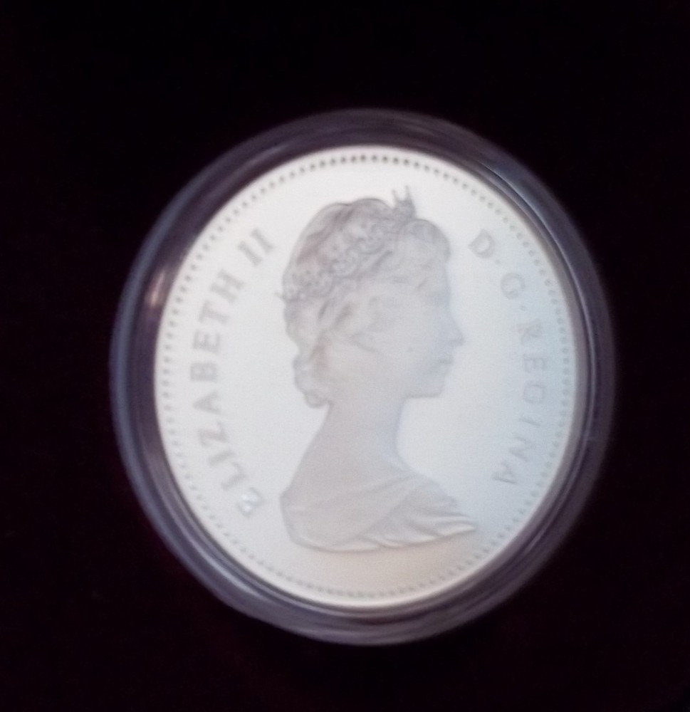 1983 Canada Edmonton Silver Dollar - Cameo Proof