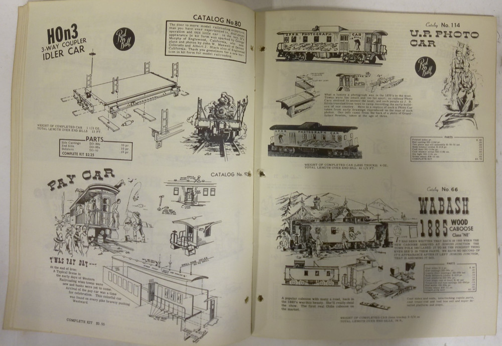 1953 Red Ball HO Scale Catalogue #7