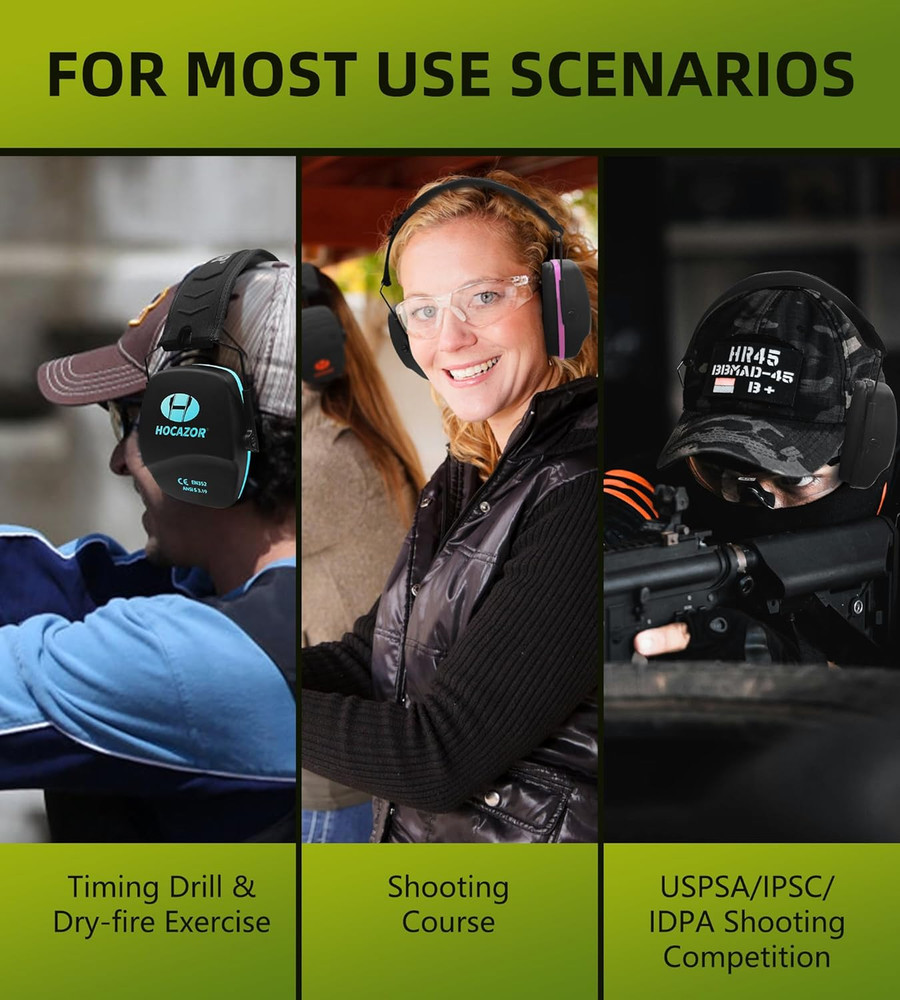 HT01 Upgraded Shot Timer for Shooting Competition, 4 Modes for Tactical Training
