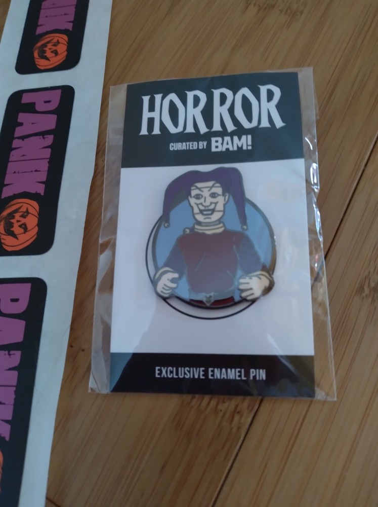 Bam Horror Exclusive Puppet Master Jester Enamel Pin