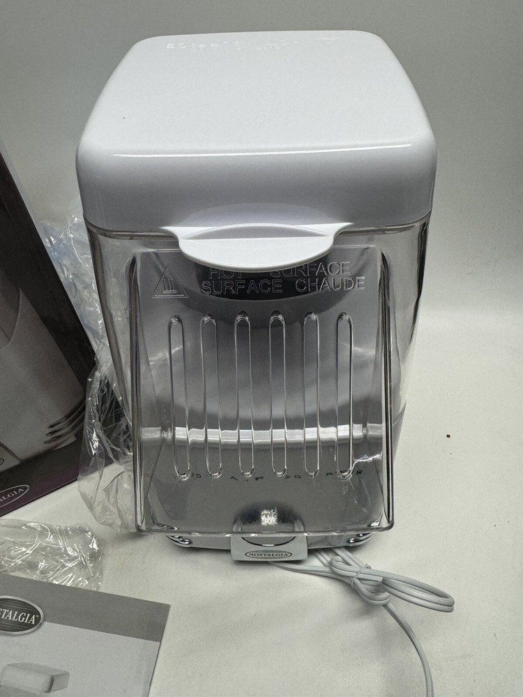 NEW OPEN BOX Nostalgia Electrics Hot Air Popcorn Maker HAP8WT