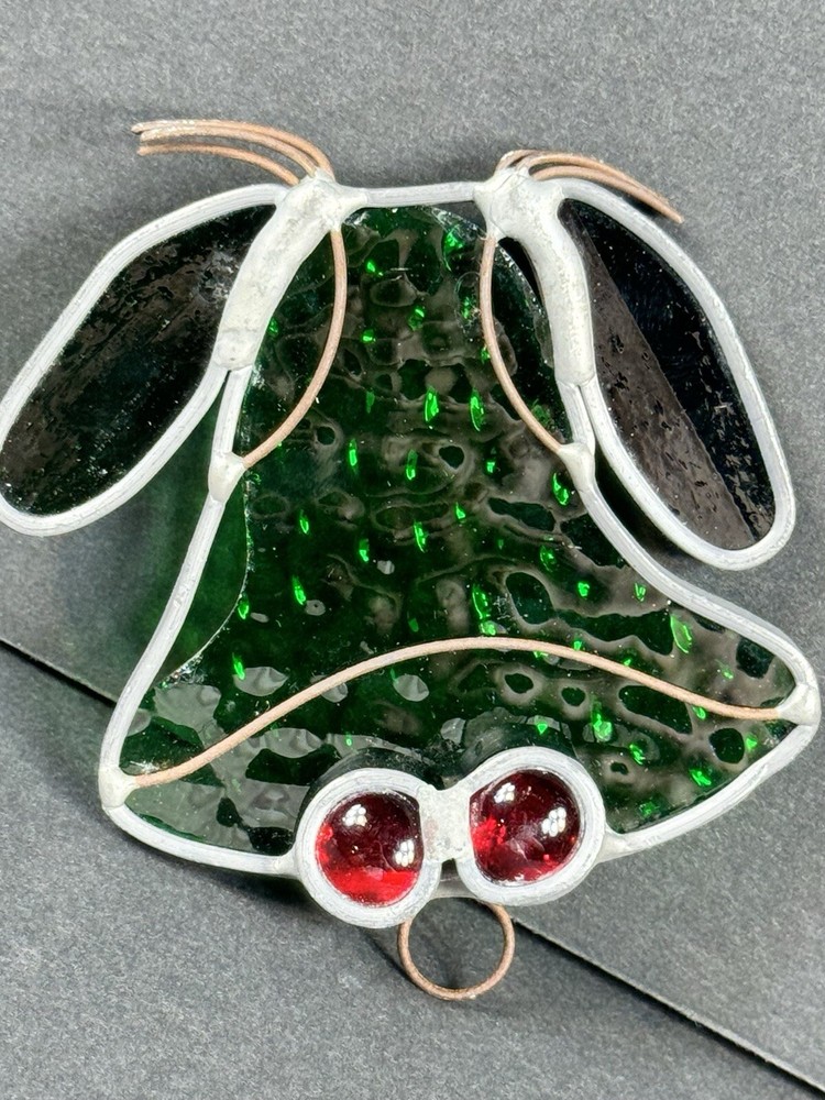 Stained Glass Dog Shaped Suncatcher