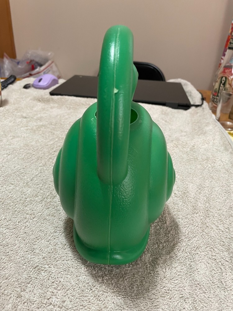 Green Plastic Snail Watering Can