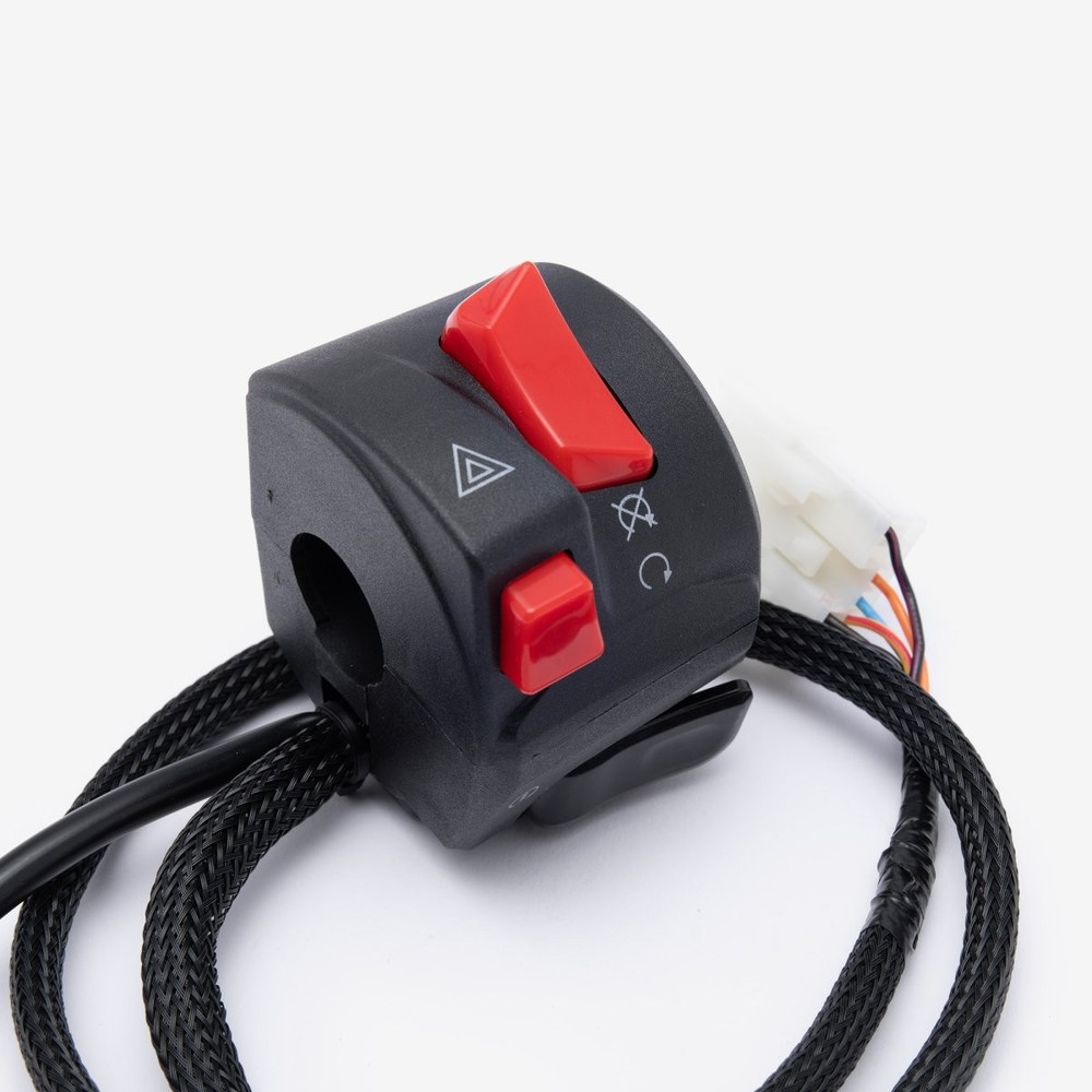 Right Handlebar Switch Direct Replacement Multifunctional Switch Assembly Black