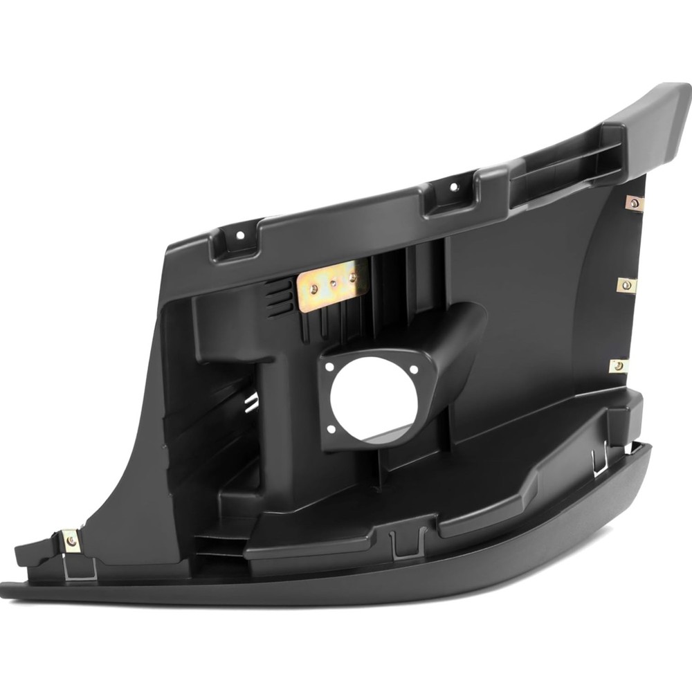 Front Bumper Reinforcement Plastic Black Compatible with Freightliner Cascadia