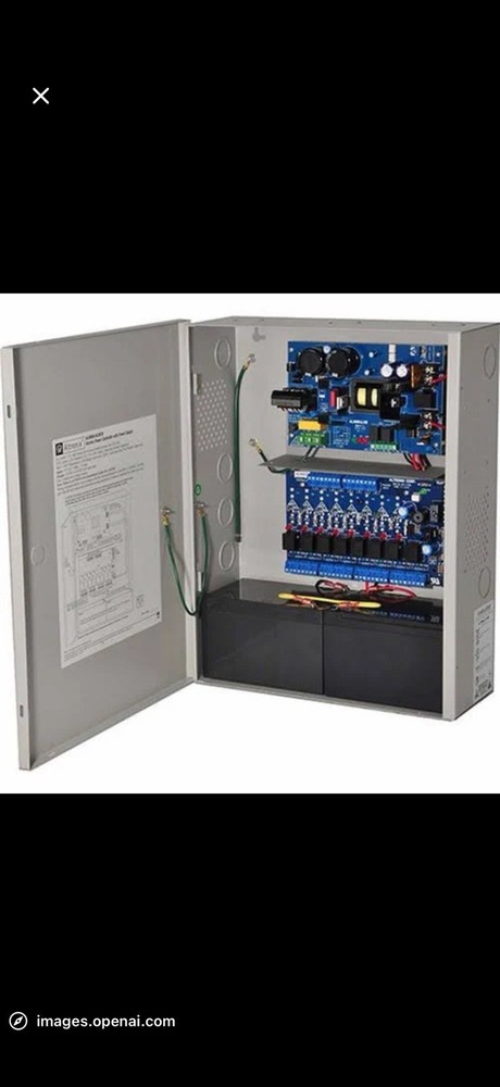 Altronix AL600ULACMCB Access Power Controller 12/24VDC 6A 8 PTC Outputs Grey