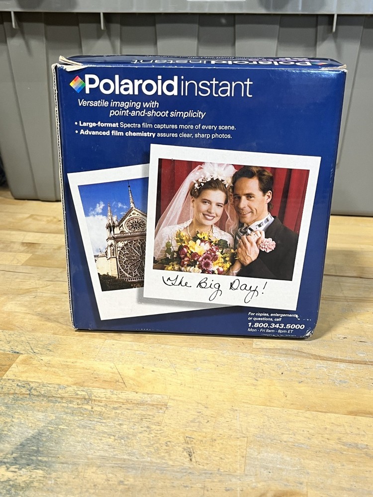 Polaroid Spectra AF Instant Film Camera with Box (Untested)