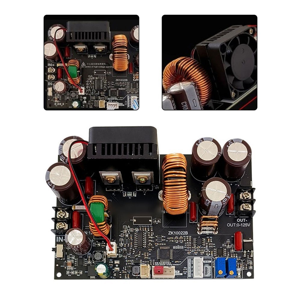 Adjustable DC Voltage Power Supply Module with 1 8 Inch Color Display Screen