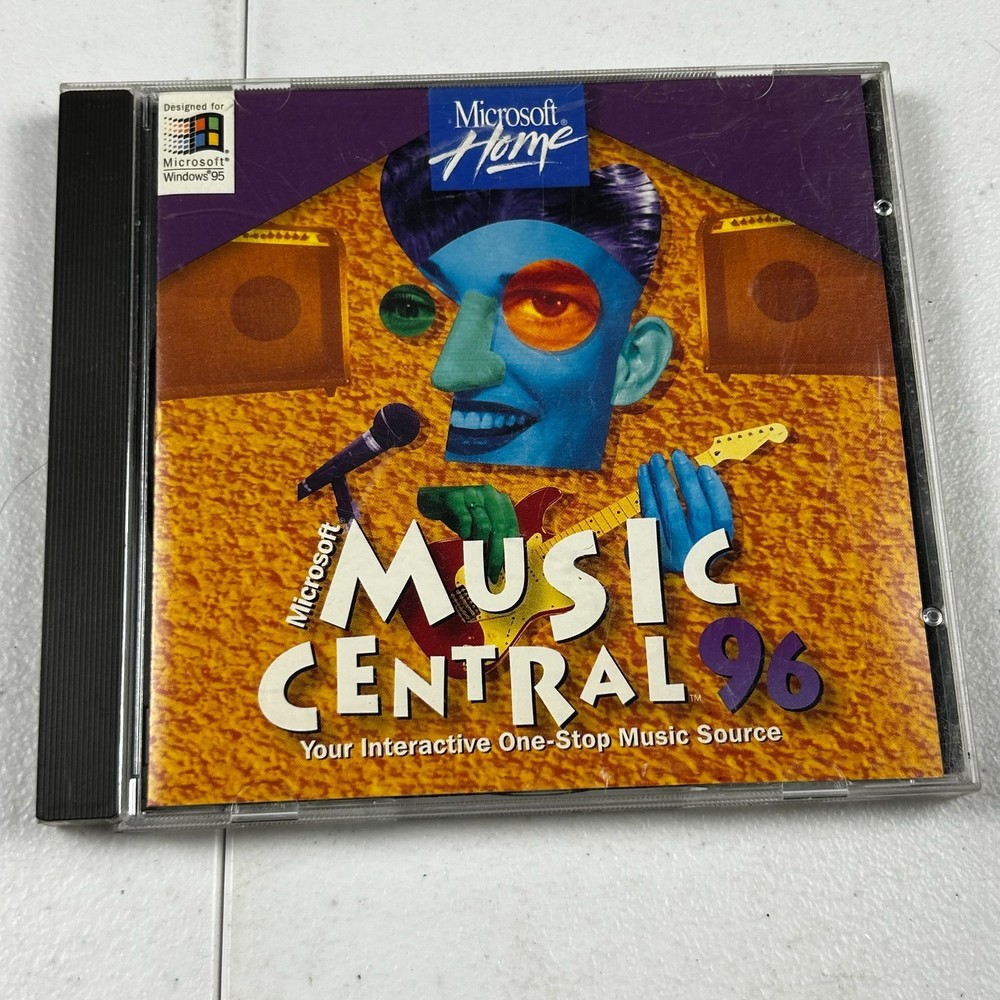 Windows Music Central 96 - Vintage Software Microsoft