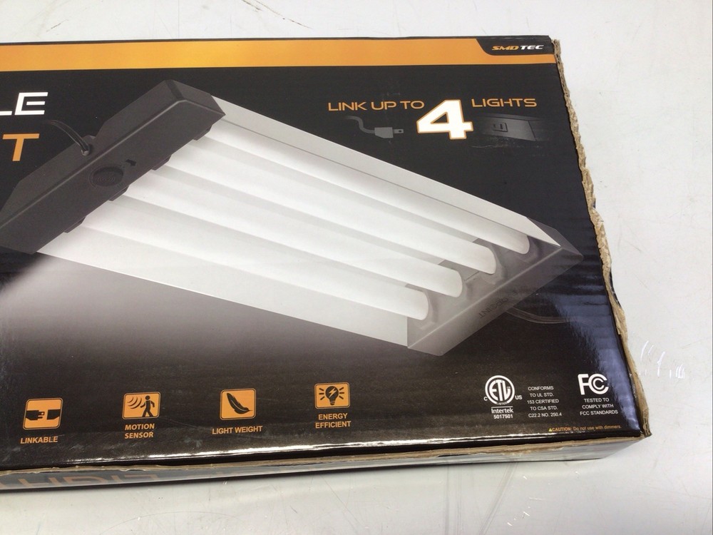 Farpoint Linkable 2ft LED Shop Light Motion Sensor 7500 Lumens New