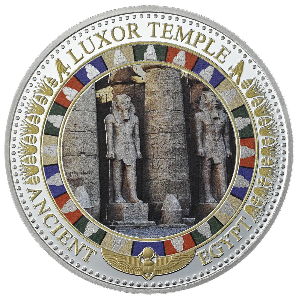 SOLOMON ISLANDS $2 2016 Silver Proof 'Ancient Egypt - Luxor Temple'