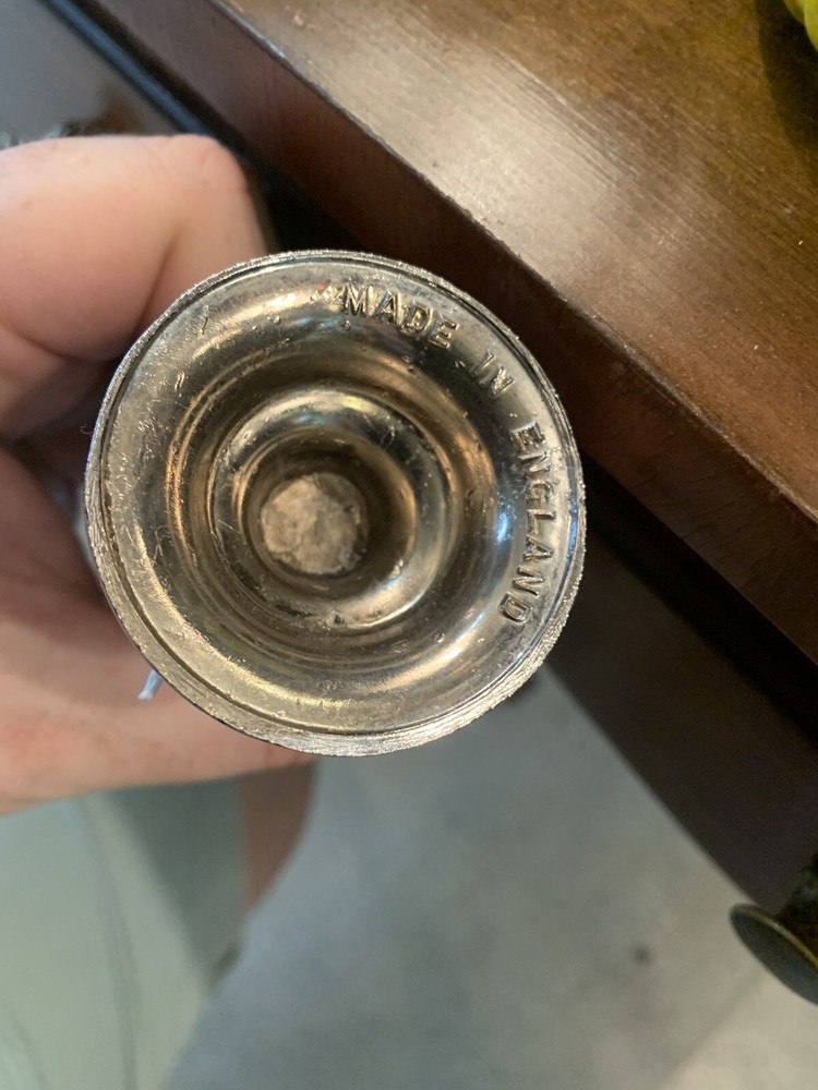 English Victorian Silver Plated Vase