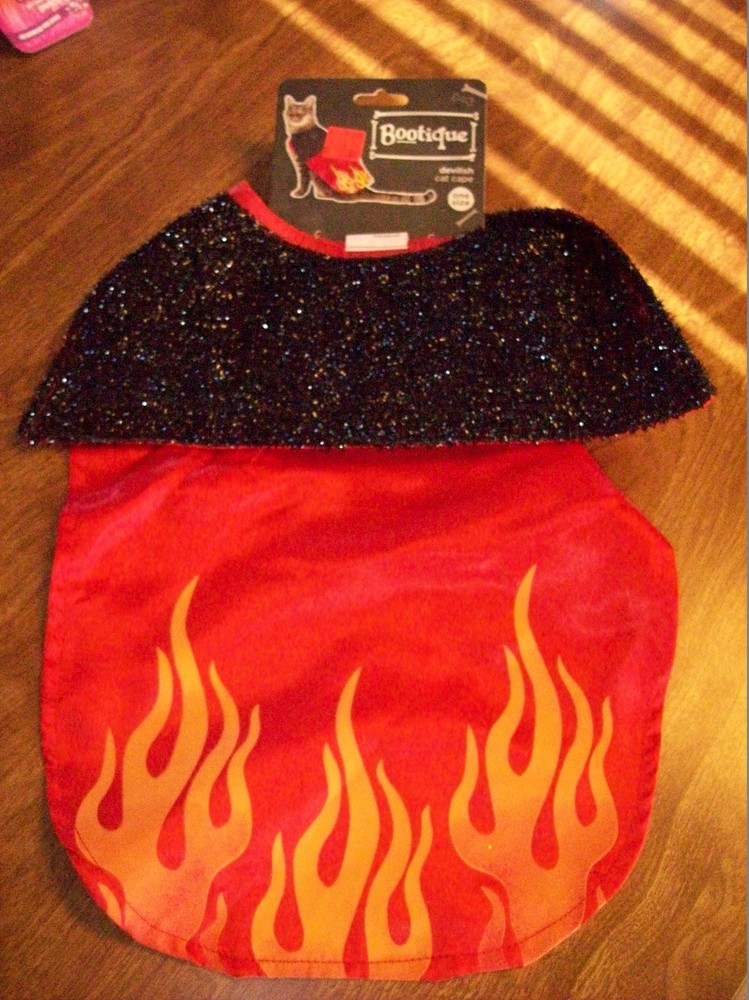 Bootique Devilish Cat Cape Costume, One size fits all
