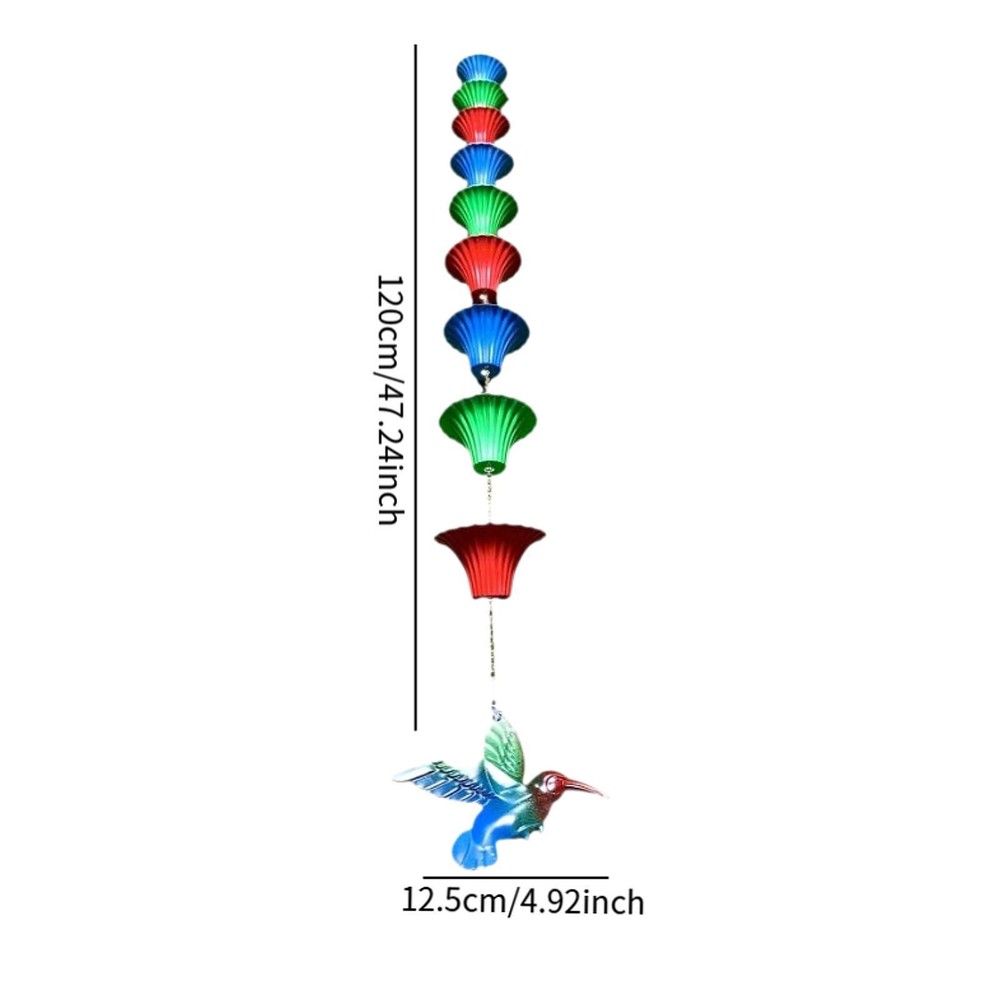 Bird Rain Chain Water Diverter Drain Gutter Chain