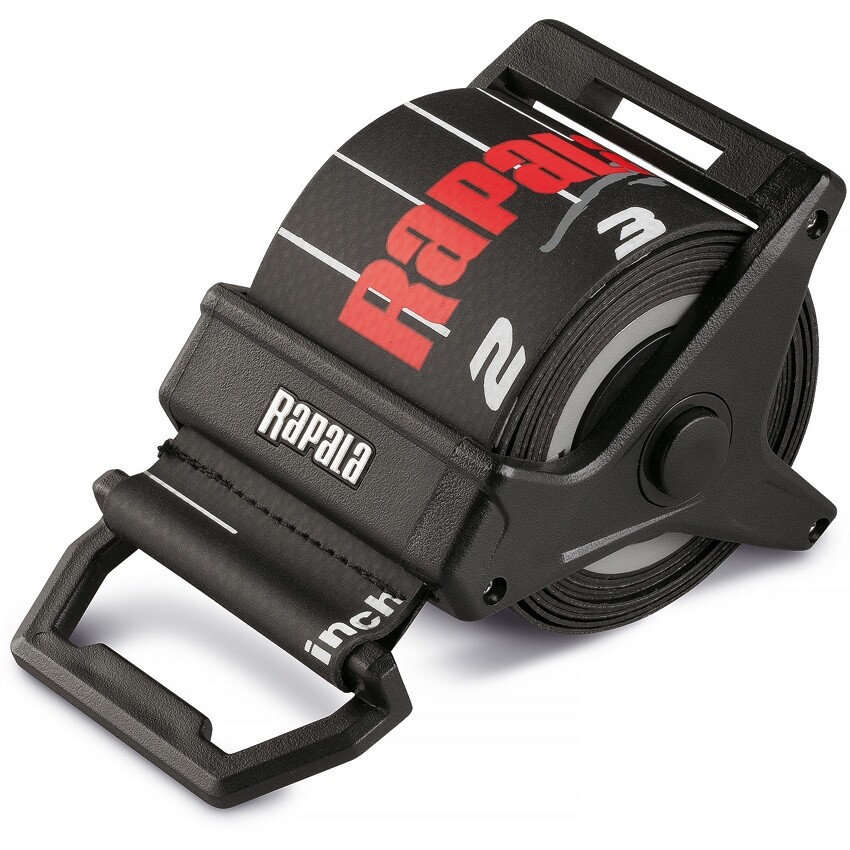 Rapala Retractable Ruler 60in Spring-Loaded Easy to Read UV-Protected Waterproof
