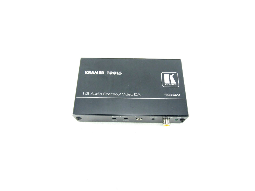 Kramer 103AV 1:3 Audio-Stereo / Video DA Distribution Amplifier