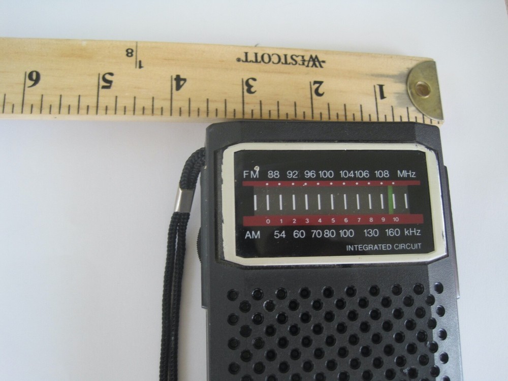 Realistic Transistor Radio Clean Battery Case
