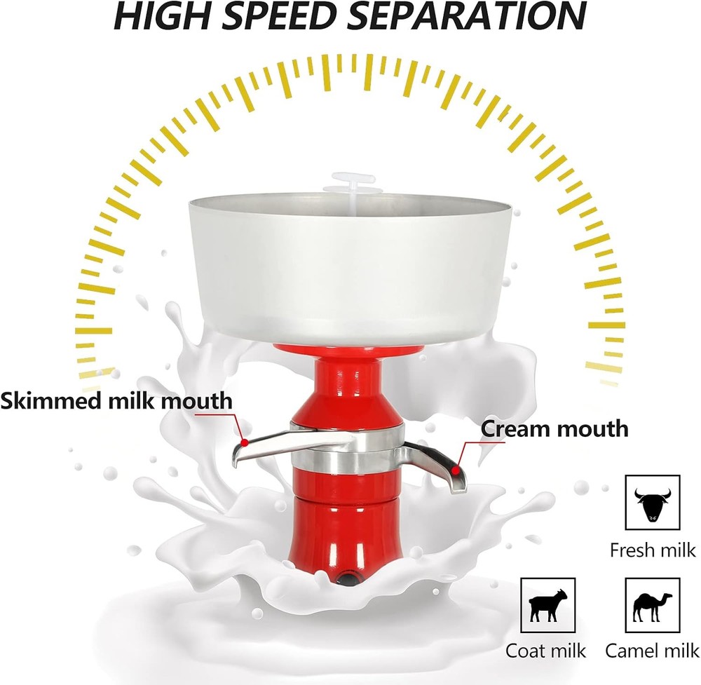 Milk Separator Electric Stainless Cream Machine