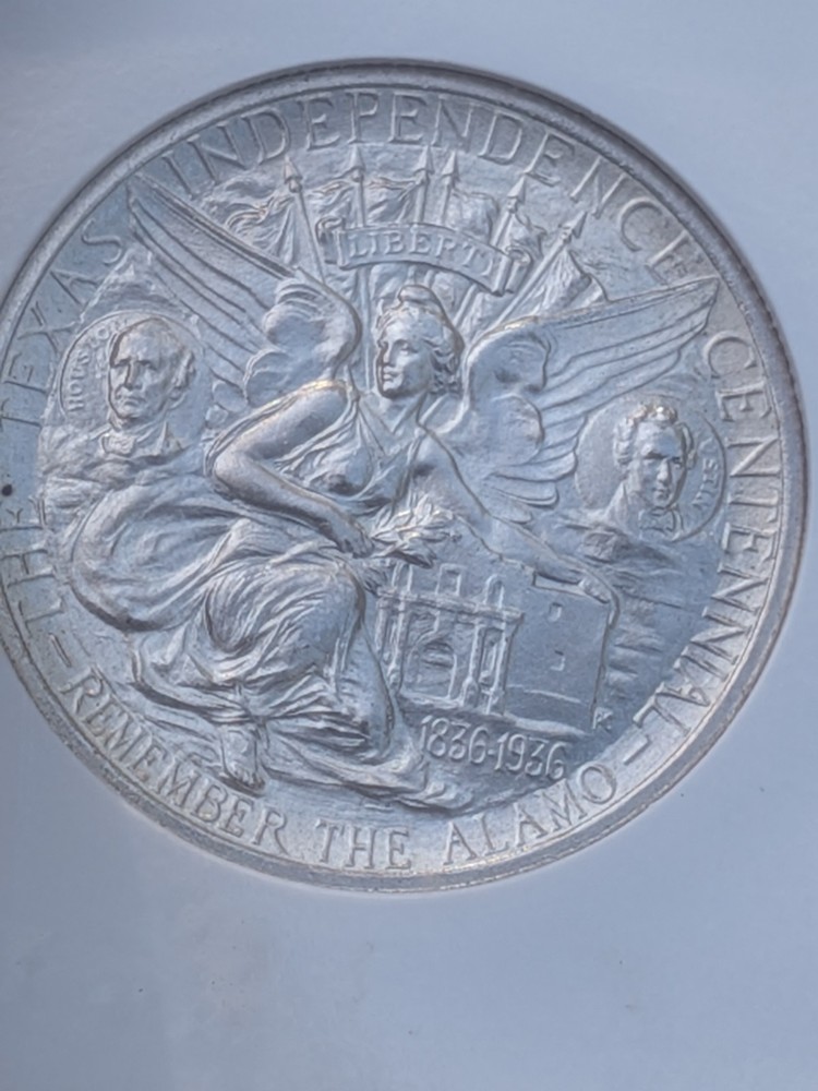 1936 TEXAS COMMEMORATIVE HALF DOLLAR NGC MS66 Gem