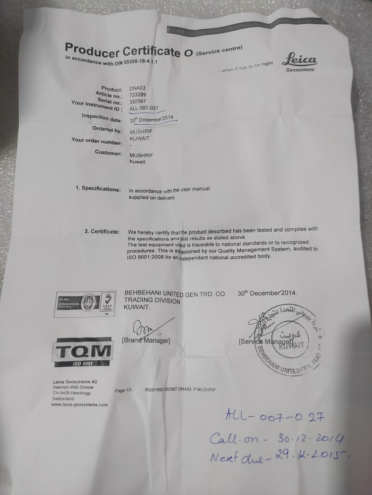 Leica TC 1700 Total Station