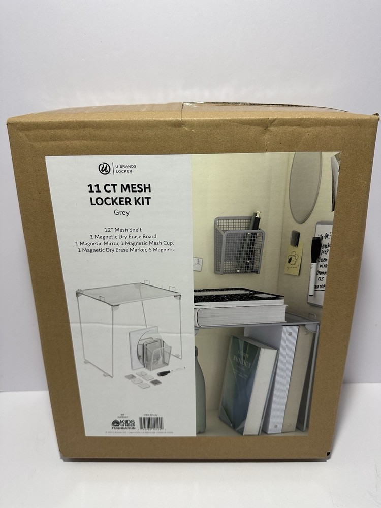 11 CT Mesh Locker Kit Grey Multi Purpose