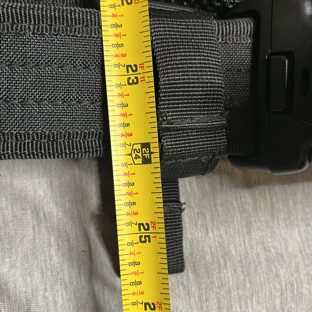 Tactical Vest & Belt Black - Airsoft Security