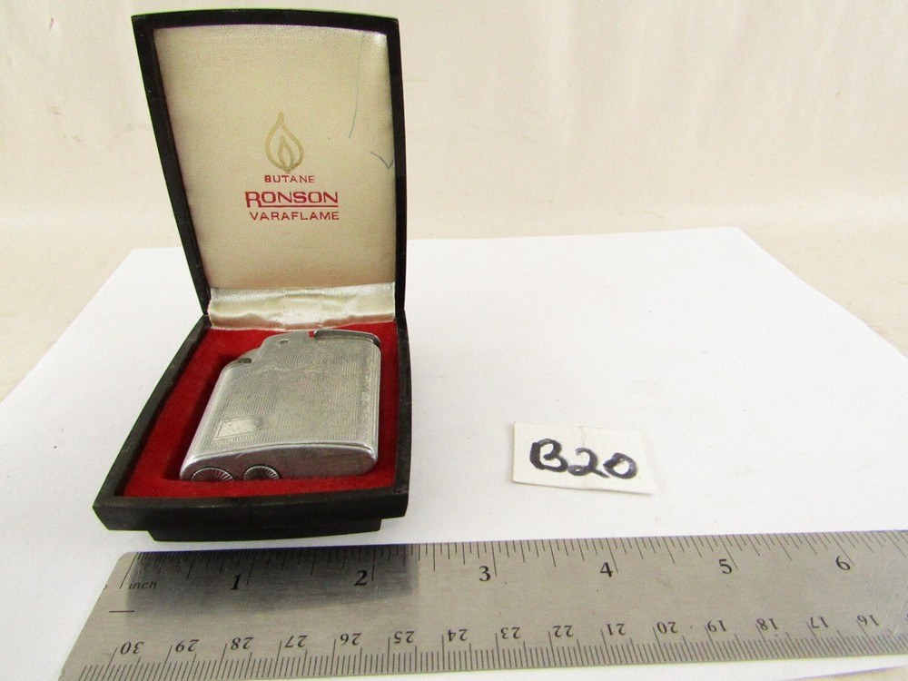 Vintage Ronson Lighter In Case