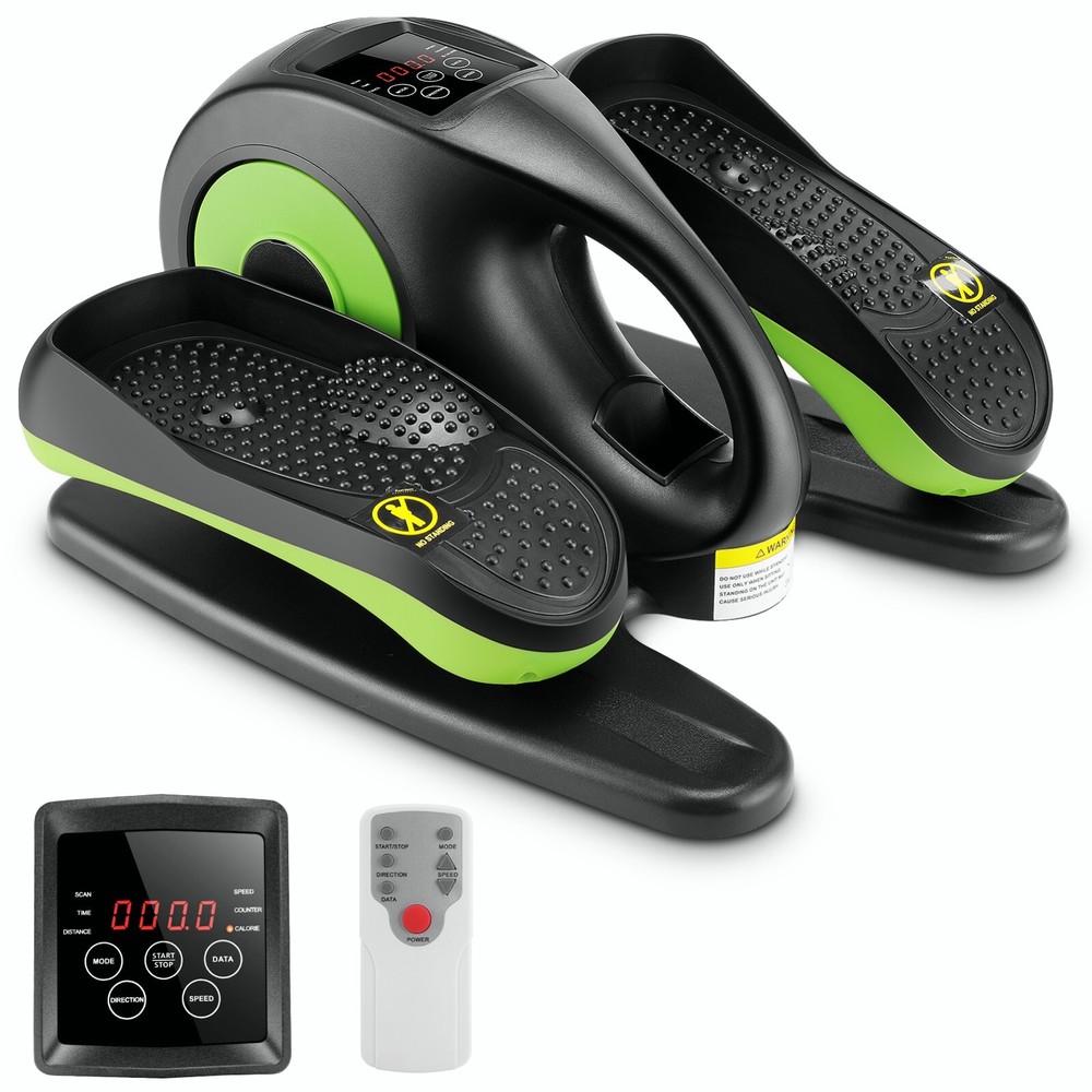 Under Desk Elliptical Machine Compact Elliptical Trainer w/Remote Control Quiet⭐