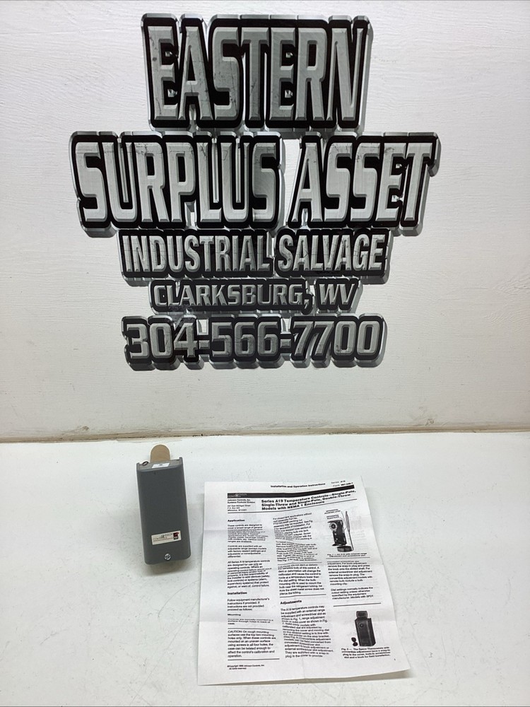 Johnson Controls A19ABC-23 Temperature Control NEW