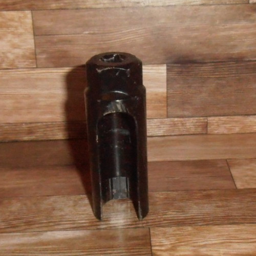3-1/2" Tall Painted Metal Open Side Deep Well Socket~Unknown Maker  /Socket Size