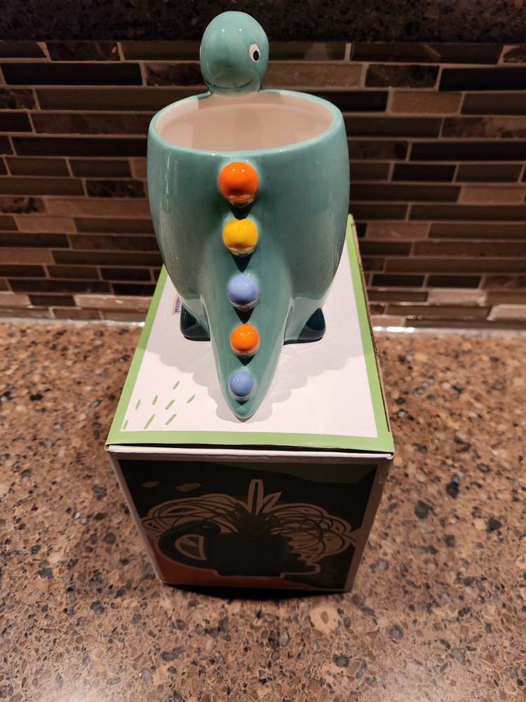 Cuteasaurus Dino Planter/Hold All Kichen/Office Tools New In Box