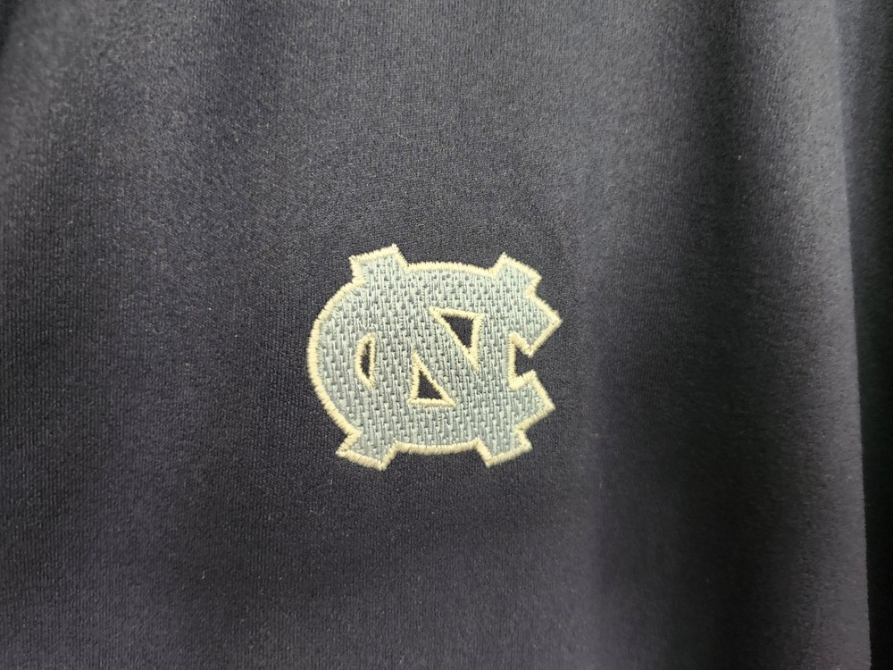 Greg Norman Play Dry, Golf, Short Sleeve Pullover Jacket Blue 1/4 Zip, Tarheels