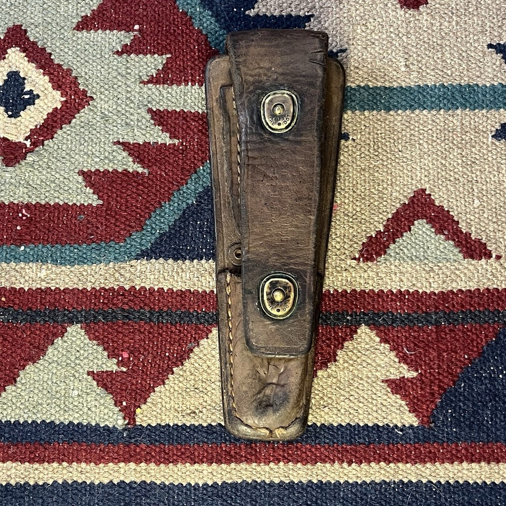 WWII USMC Leather Utility Belt Holster