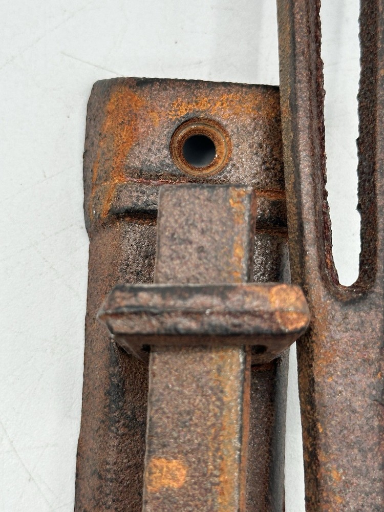 Vintage French Style Remake Cast Iron Cork Puller Wall Mount Rustic Brown