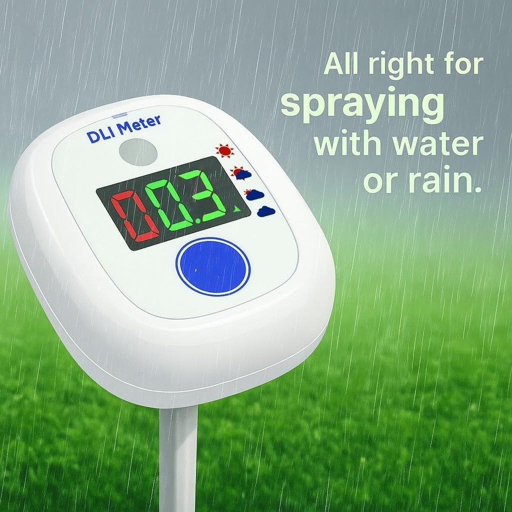Garden Sunlight Meter with Instant Display - Identifies Light Categories Quickly