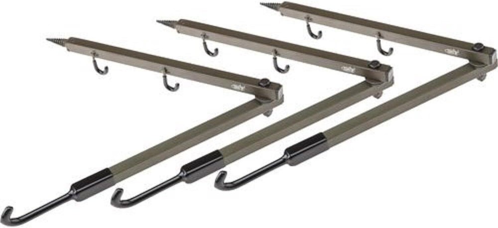 Hme Folding Tree Stand Bow Hanger 3 Pack Extendable Hanging Accessory Hooks