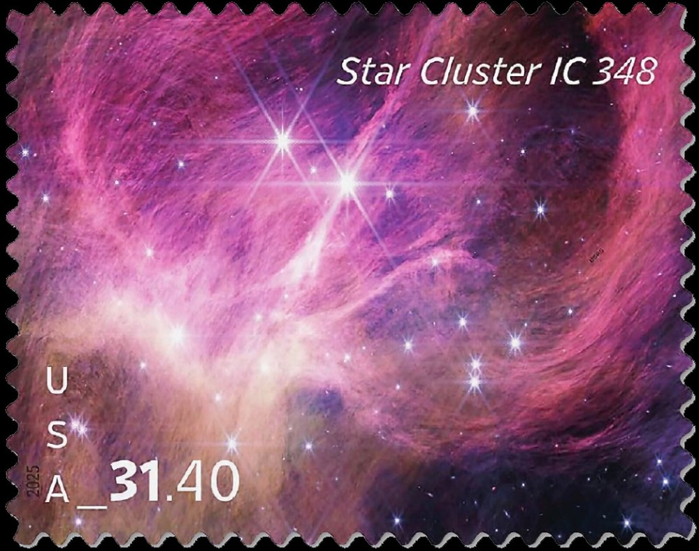 US Star Cluster Express Mail 31.40 Stamp Scott #5955