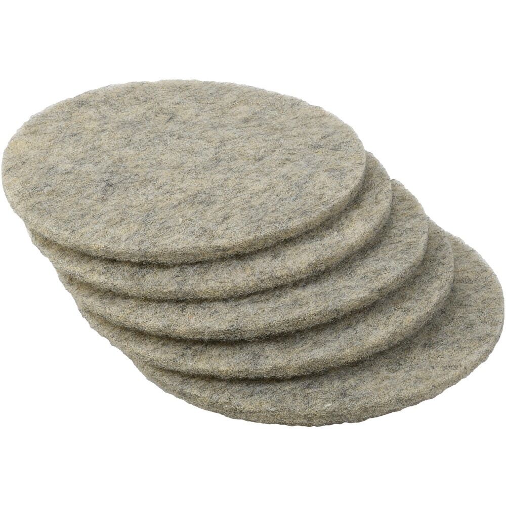 PRO SOURCE Gray Non-Abrasive Floor Burnishing Pads: 5 Pack, 20" Diameter