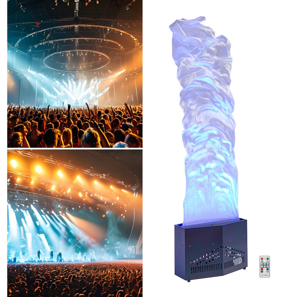 Fake Fire Flame Lamp with Remote Control - Realistic LED Atmosphere Light
