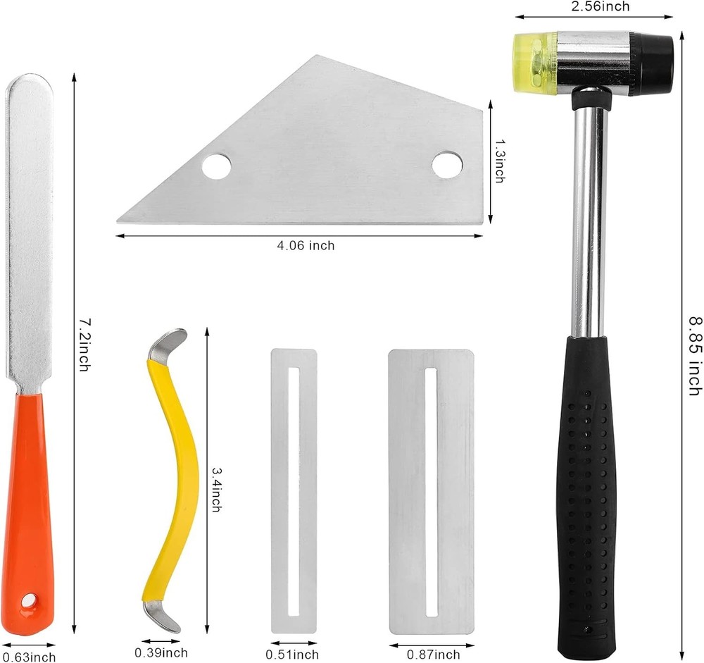 17-Piece Guitar Luthier Tool Set - Precision Maintenance for String Instruments