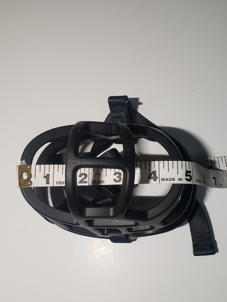 OKKIC Black Basket Muzzle Anti Biting Chewing, Sturdy Lightweight Muzzle ~Size 5