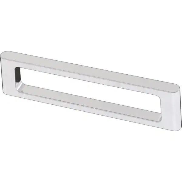 3-3/4" Squared Modern Pull Polished Chrome