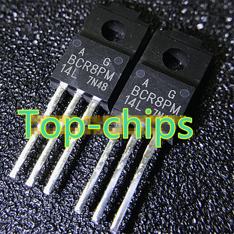 5PCS BCR8PM-14L Encapsulation:TO220F,MEDIUM POWER USE INSULATED TYPE