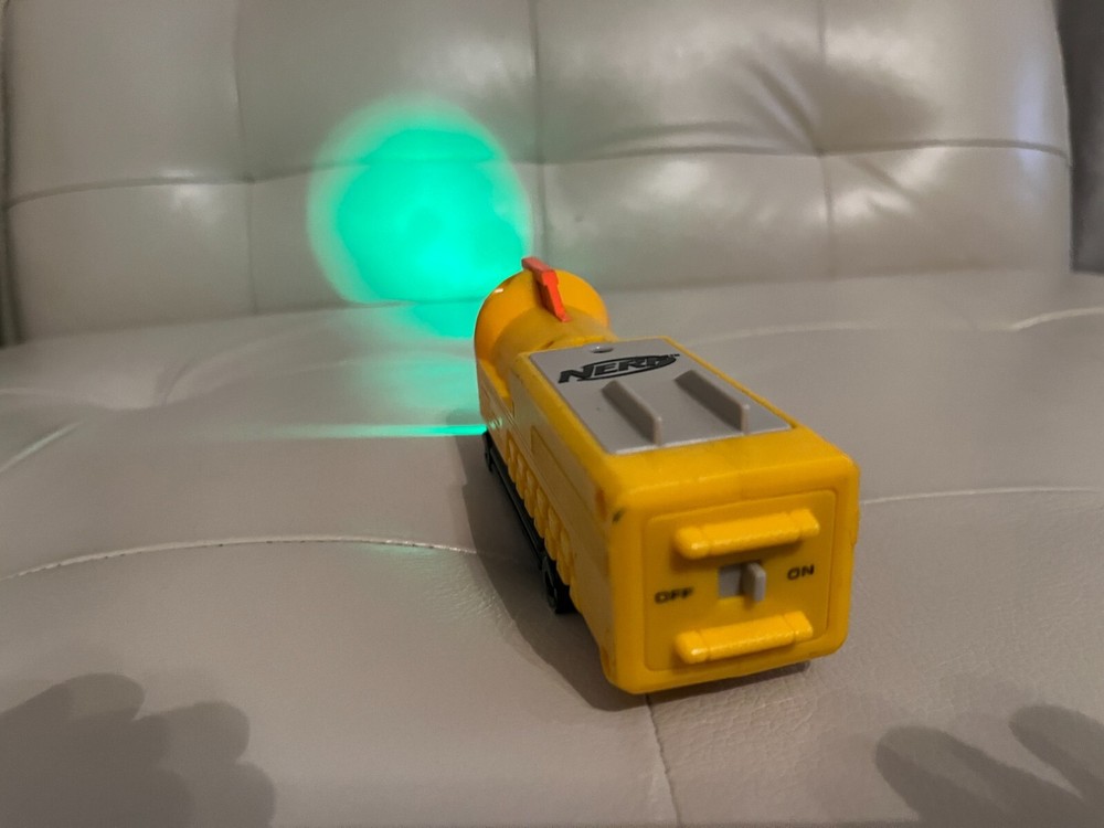 Nerf Green Dot Underbarrel tactical laser sight tested working