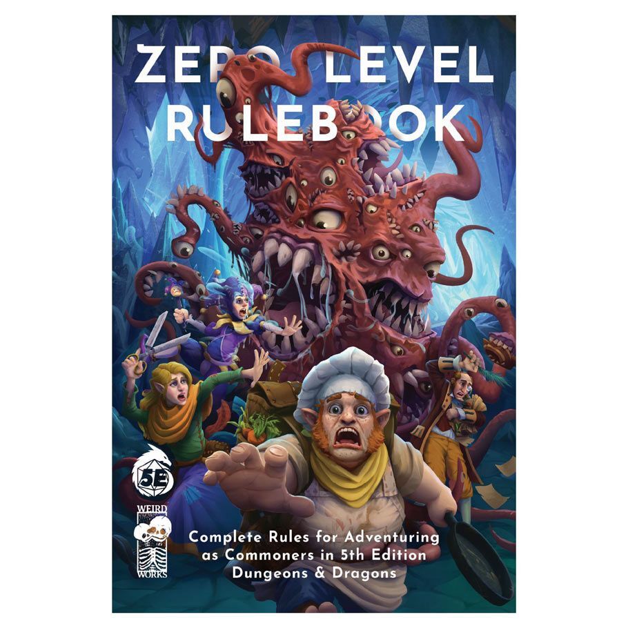 Zero Level Rulebook Playing Commoners Compatible with Dungeons & Dragons 5E