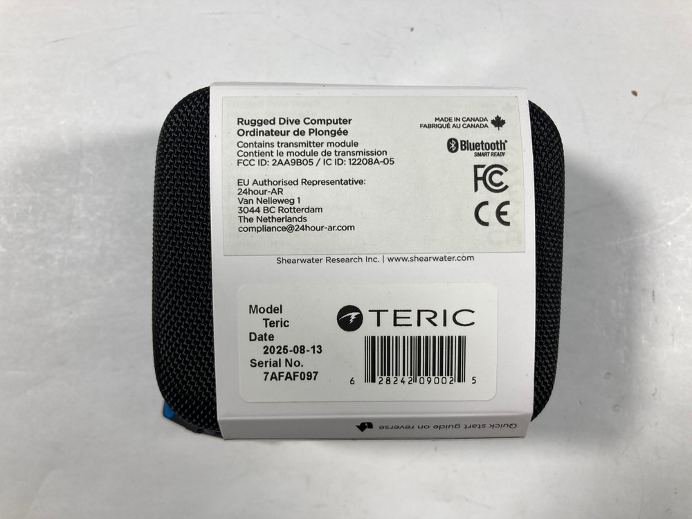 Shearwater Teric Wrist Dive Computer- Open Box