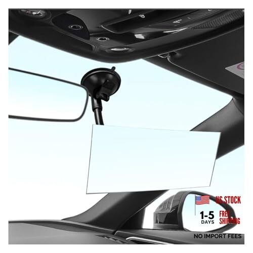 Baby Car Rearview Mirror with Suction Cup, 360 Degrees Wide Angle Rectangular