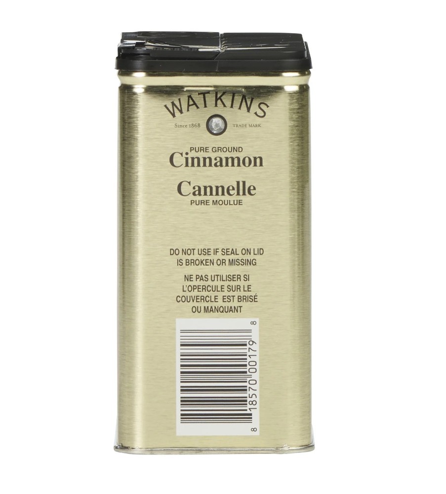 Watkins Pure Ground Cinnamon Tin 6 oz.