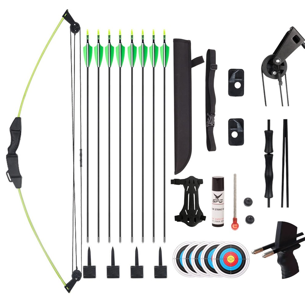 SOPOGER Compound Bow & Arrow Set Youth/Teens Beginner Archery Kit